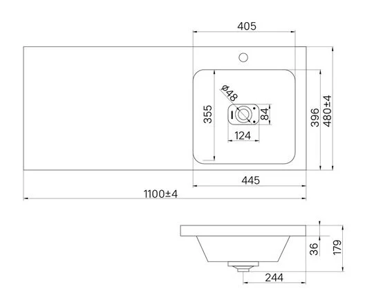 Раковина Iddis Optima Home 480110Li28 белый