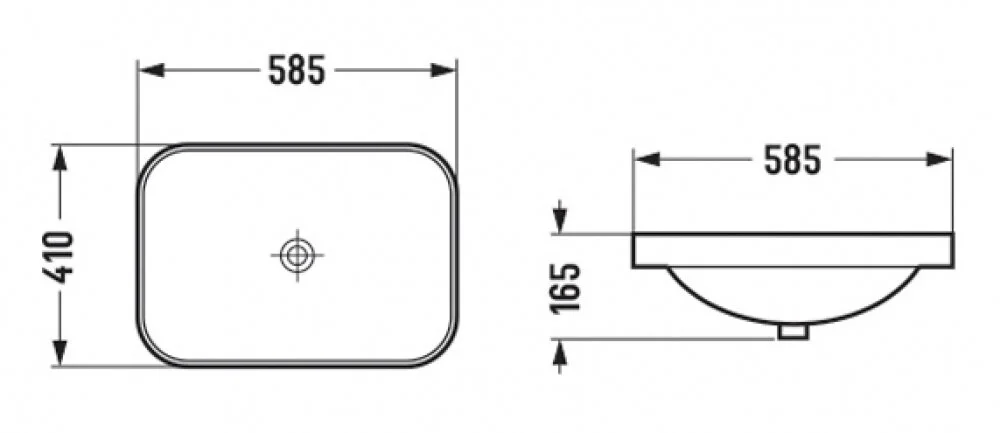 Раковина накладная Comforty 00-00012245 белый