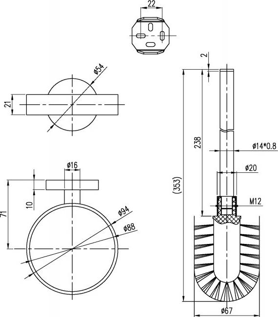 Ёршик Villeroy & Boch Elements Tender TVA15101600061