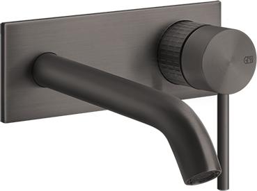 Смеситель для раковины Gessi 316 Meccanica 54288#707, brushed black metal PVD