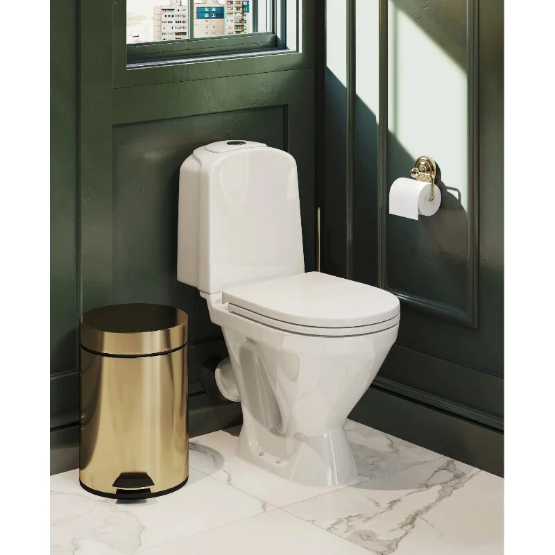 Унитаз-компакт Sanita Luxe Classic Comfort WC.CC/Classic/2-DM/WHT.G/S1, крышка микролифт, цвет белый