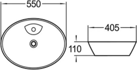 Раковина Comforty 55 78201 00004144034, белый