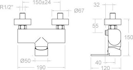 Смеситель Ramon Soler Rs-Q 9308T3 для душа