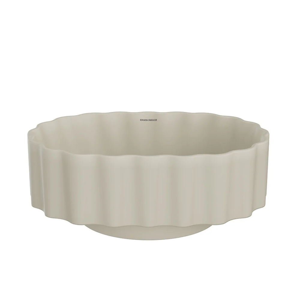 Раковина накладная Kerama Marazzi Artbasin CC.wb.50.SAN бежевый