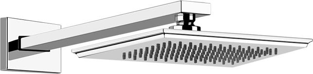 Верхний душ с кронштейном Gessi Eleganza 46148#031, хром