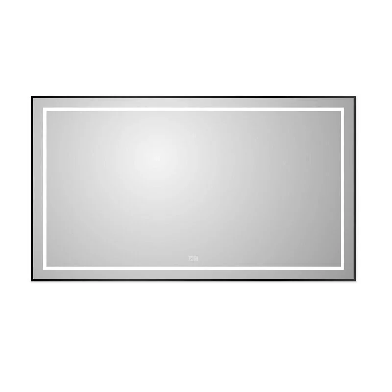 Зеркало BelBagno Kraft SPC-KRAFT-1400-800-LED-TCH-WARM-NERO черный