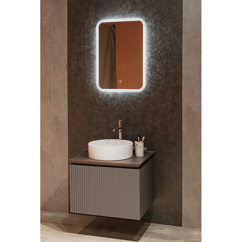 Зеркало Silver Mirrors Стив LED-00002729 белый