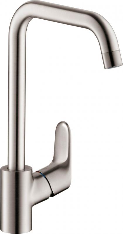 Смеситель для кухонной мойки Hansgrohe Focus 31820800, сталь