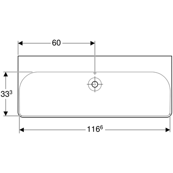 Раковина подвесная GEBERIT Smyle Square 500.225.01.1, белый