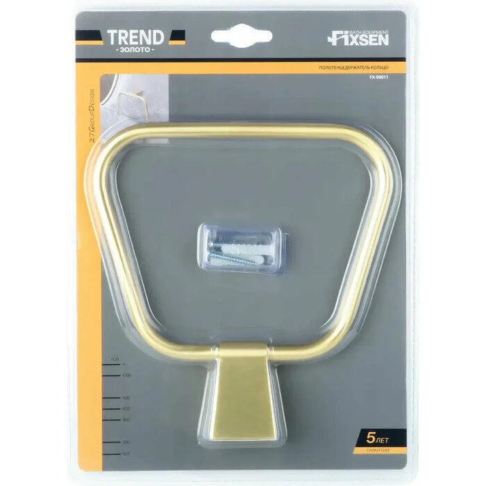 Полотенцедержатель Fixsen Trend Gold FX-99011 золото