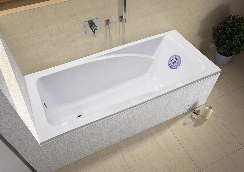 Ванна из искуственного камня Marmo Bagno София MB-SF170-75 белый