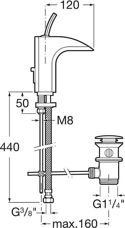 Смеситель для раковины Roca Evol 5A3049C00