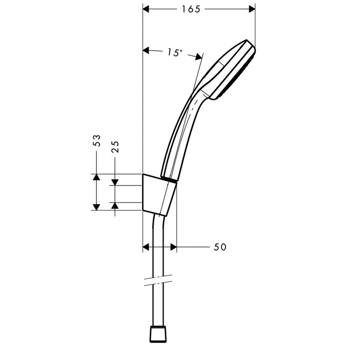 Душевая лейка Hansgrohe Croma 100 27575000 хром