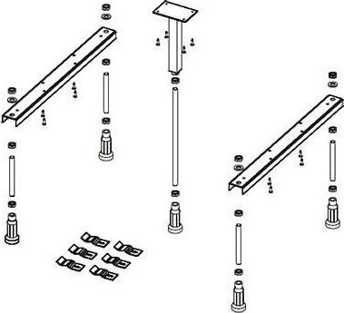 Ножки для душевого поддона Riho Basel 402, 412 - 5 опор 207108