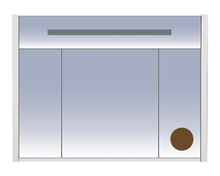 Зеркало-шкаф Misty Джулия Л-Джу04105-1410 105 см