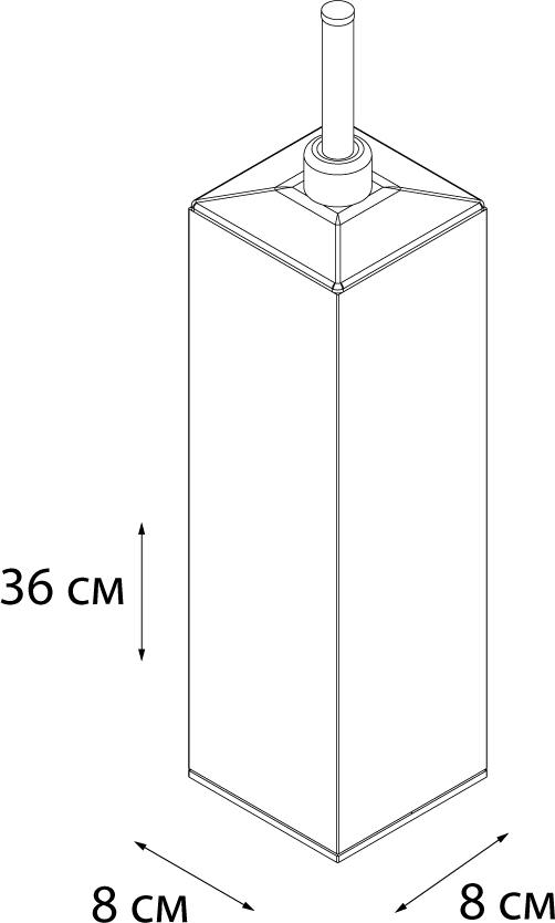 Ёршик Fixsen Kvadro FX-446 хром