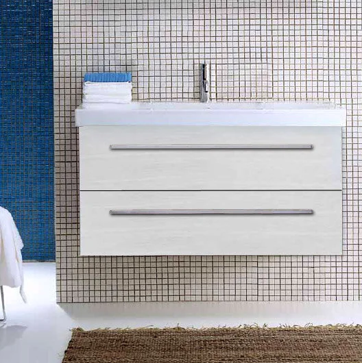 Тумба под раковину Berloni Bagno Squared SQ BS11/100 белый