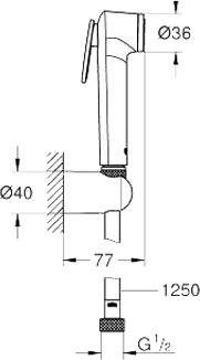 Гигиенический душ Grohe Tempesta-F 26354000