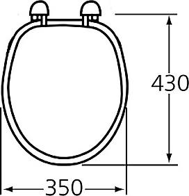 Крышка-сиденье Ideal Standard Reflections E4590FL дуб беленый