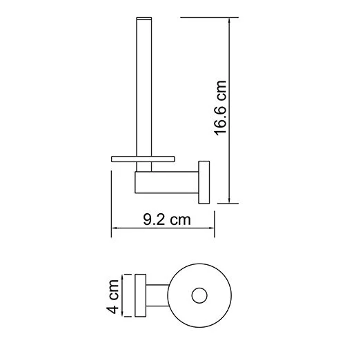 Держатель туалетной бумаги WasserKRAFT Lippe К-6500 K-6597 хром