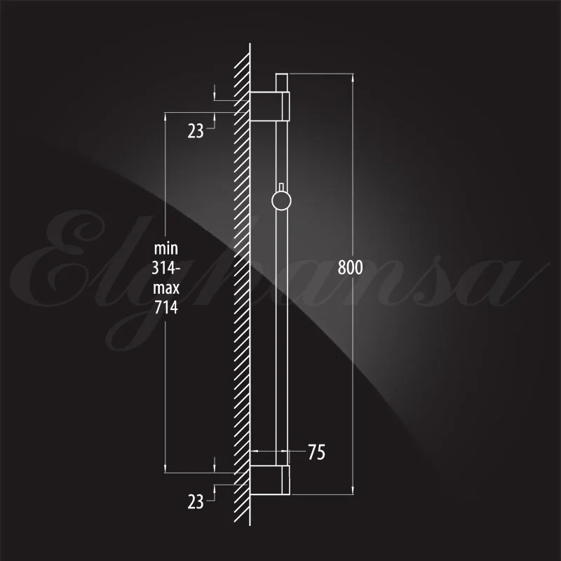 Душевой гарнитур Elghansa SB92SWhite белый