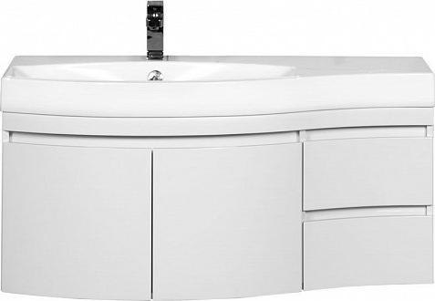 Тумба с раковиной Aquanet Опера 115 L 00212990 белый