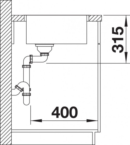 Кухонная мойка Blanco Andano 500-IF 522965