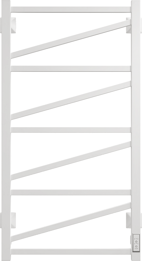 Полотенцесушитель электрический Ewrika Пенелопа Z 100x50 белый, матовый, лесенка, с терморегулятором