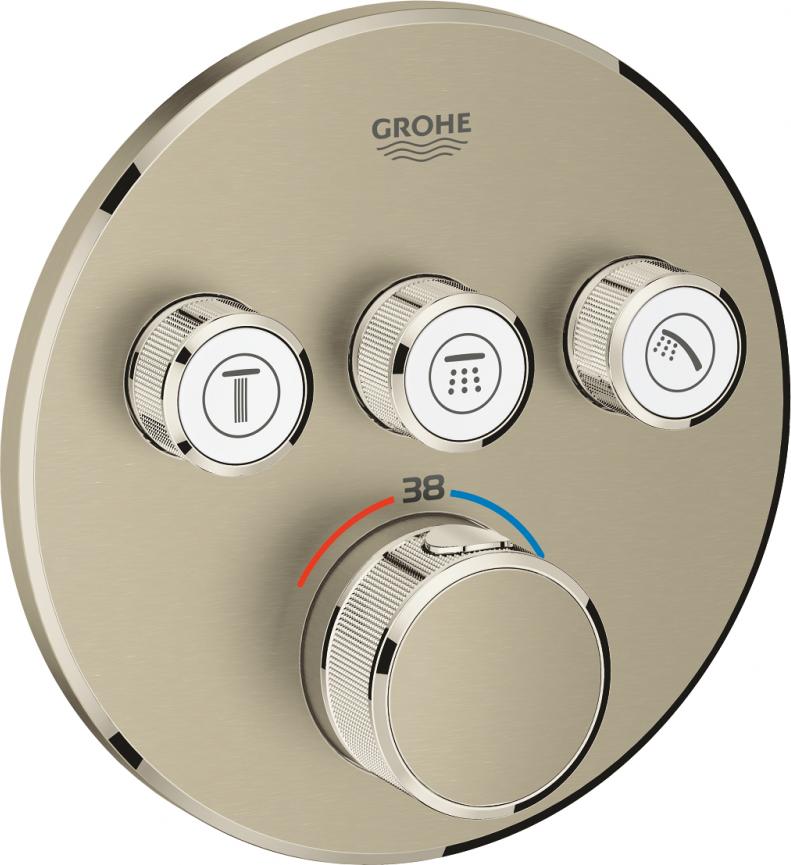 Термостат Grohe Grohtherm SmartControl 29121EN0 никель матовый