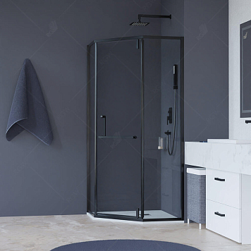 Душевой уголок RGW Hotel HO-084B 90x90 350608499-14, профиль черный