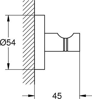 Крючок Grohe Essentials 40364BE1