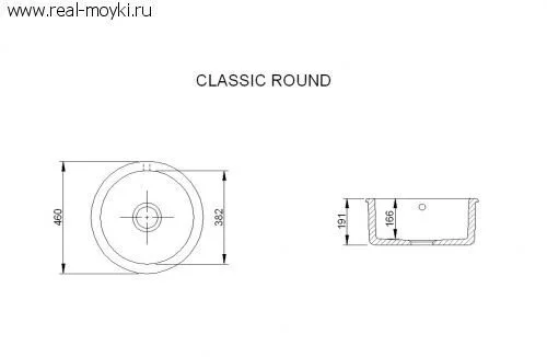 Кухонная мойка Reginox Round 44002 белый