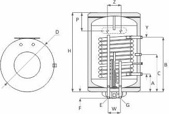 Накопительный водонагреватель Sunsystem BB-N 120 V/S1 06010102202013 120 л белый