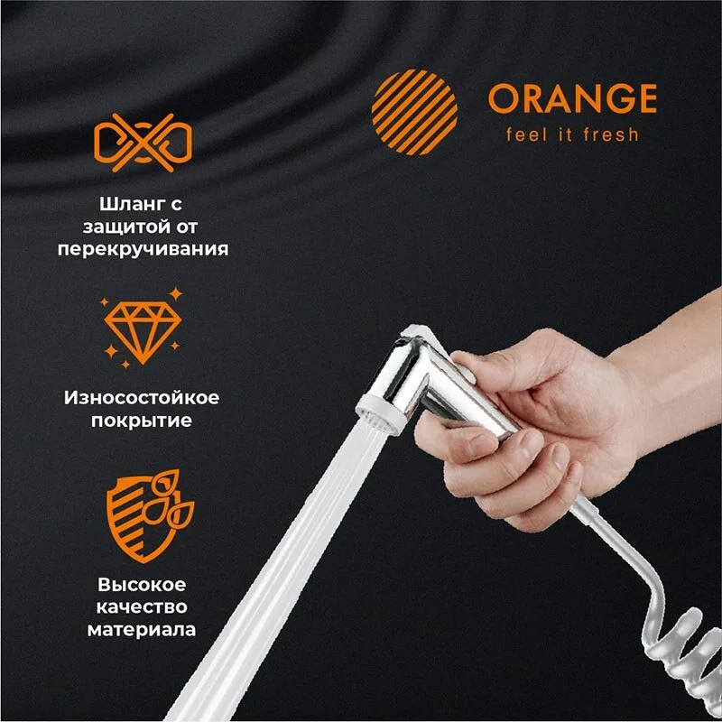 Душевая лейка Orange HS011cr хром