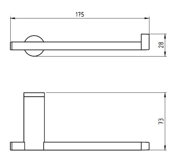 Держатель туалетной бумаги Novaservis Novatorre 2 6210.0 хром