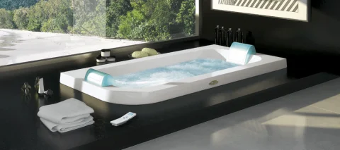 Акриловая ванна Jacuzzi Aquasoul Double 190х90 9443-473A Sx/9F23-5025 белый