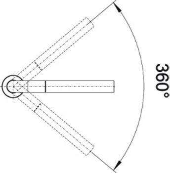 Смеситель Blanco Periscope-S-F II 516671 для кухонной мойки