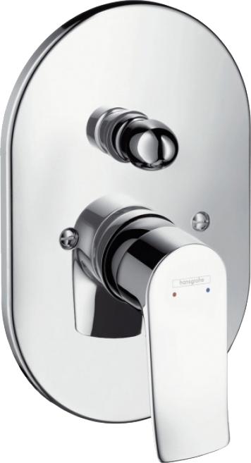 Смеситель для ванны с душем Hansgrohe Metris 31484000, хром