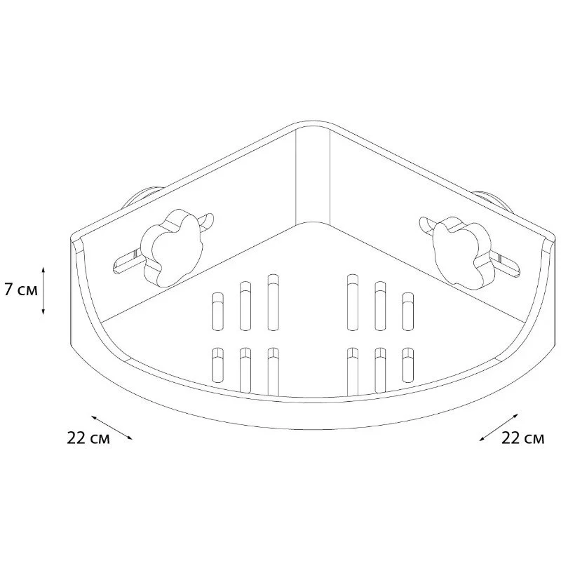 Полка Grampus Element GR-3310 белый