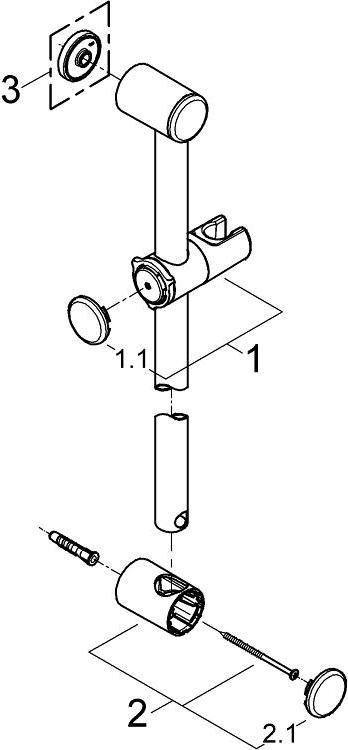 Душевая штанга Grohe Relexa 28621000