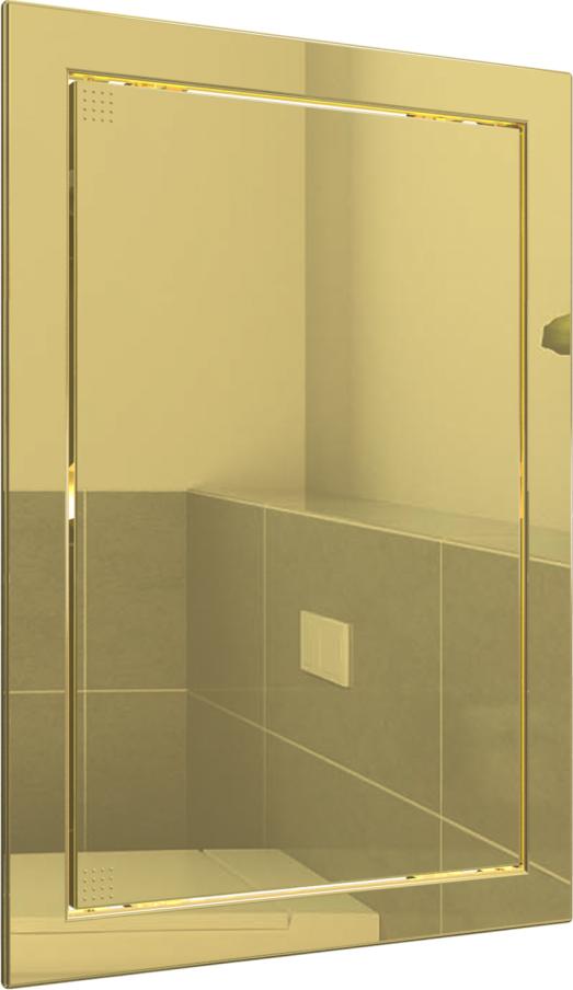 Пластиковый сантехнический люк Evecs Л Л1520 Gold 16.8x21.8 см