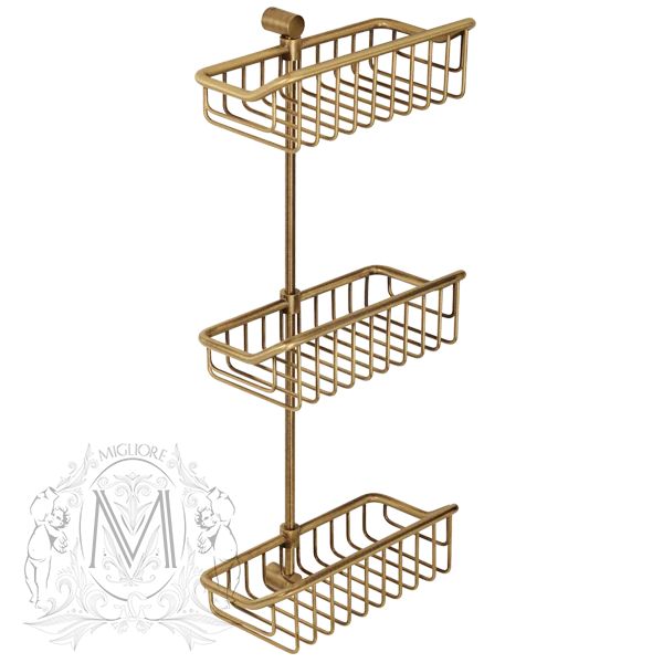 Полка Migliore Complementi ML.COM-50.603.br бронза