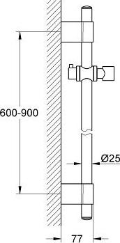 Душевая штанга Grohe Rainshower 28819000