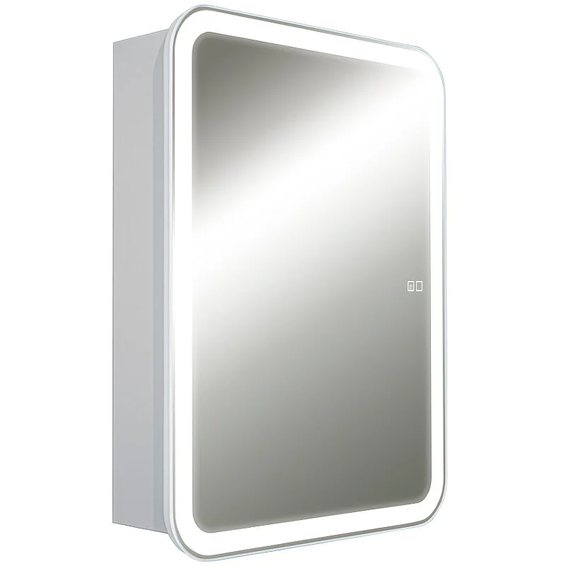 Зеркальный шкаф Silver Mirrors Фиджи LED-00002679 белый