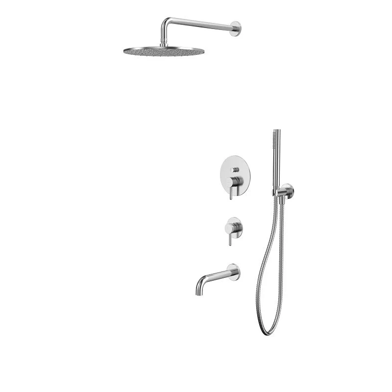 Душевая система Whitecross Y Brushed Nickel Y brushed nickel серый