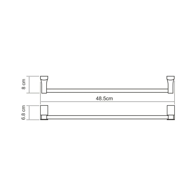 Полотенцедержатель WasserKRAFT Leine К-5000 K-5050 хром