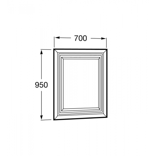 Зеркало Roca America 849800600