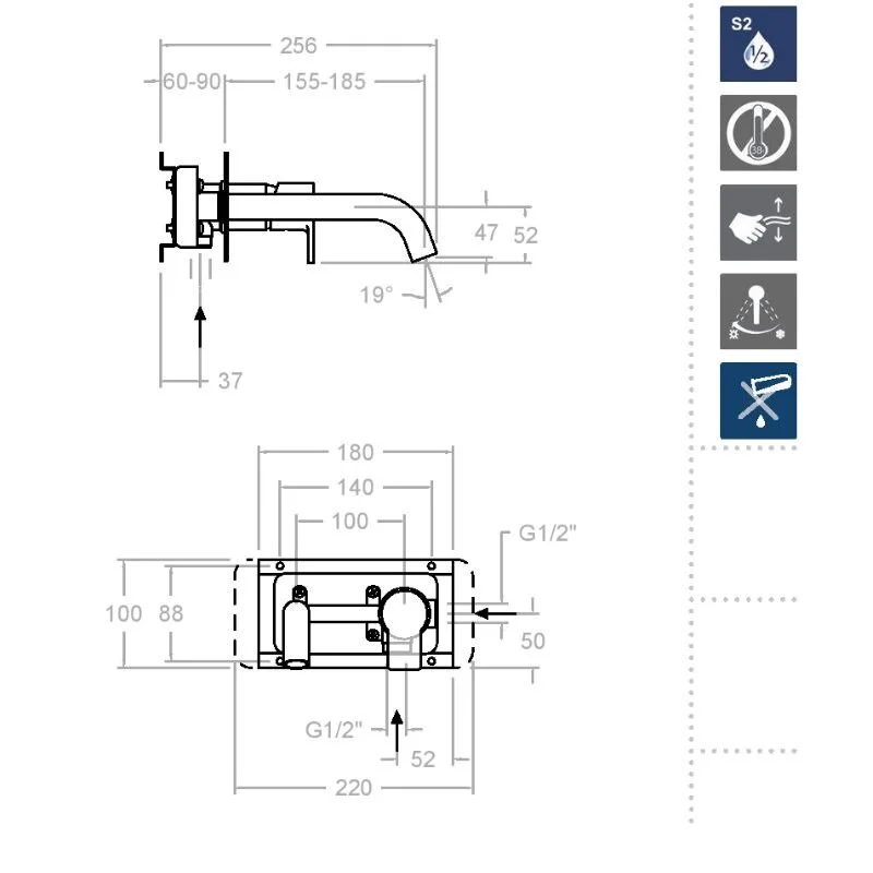 Смеситель для раковины Ramon Soler Rs-Q 932002 хром