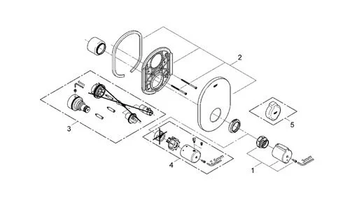 Смеситель для душа Grohe Grohtherm 19418000 хром