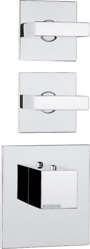 Термостат Bossini Rectangular 2 Outlets LP Z033203 для ванны с душем хром